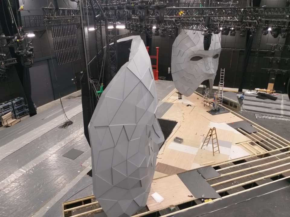 Stage decoration – MASKS For the needs of tvn programme „MASK SINGER” - Warsaw / Poland 2022 (3)