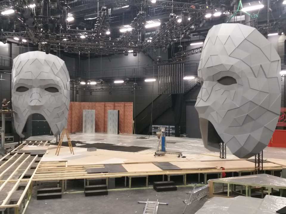 Stage decoration – MASKS For the needs of tvn programme „MASK SINGER” - Warsaw / Poland 2022 (4)